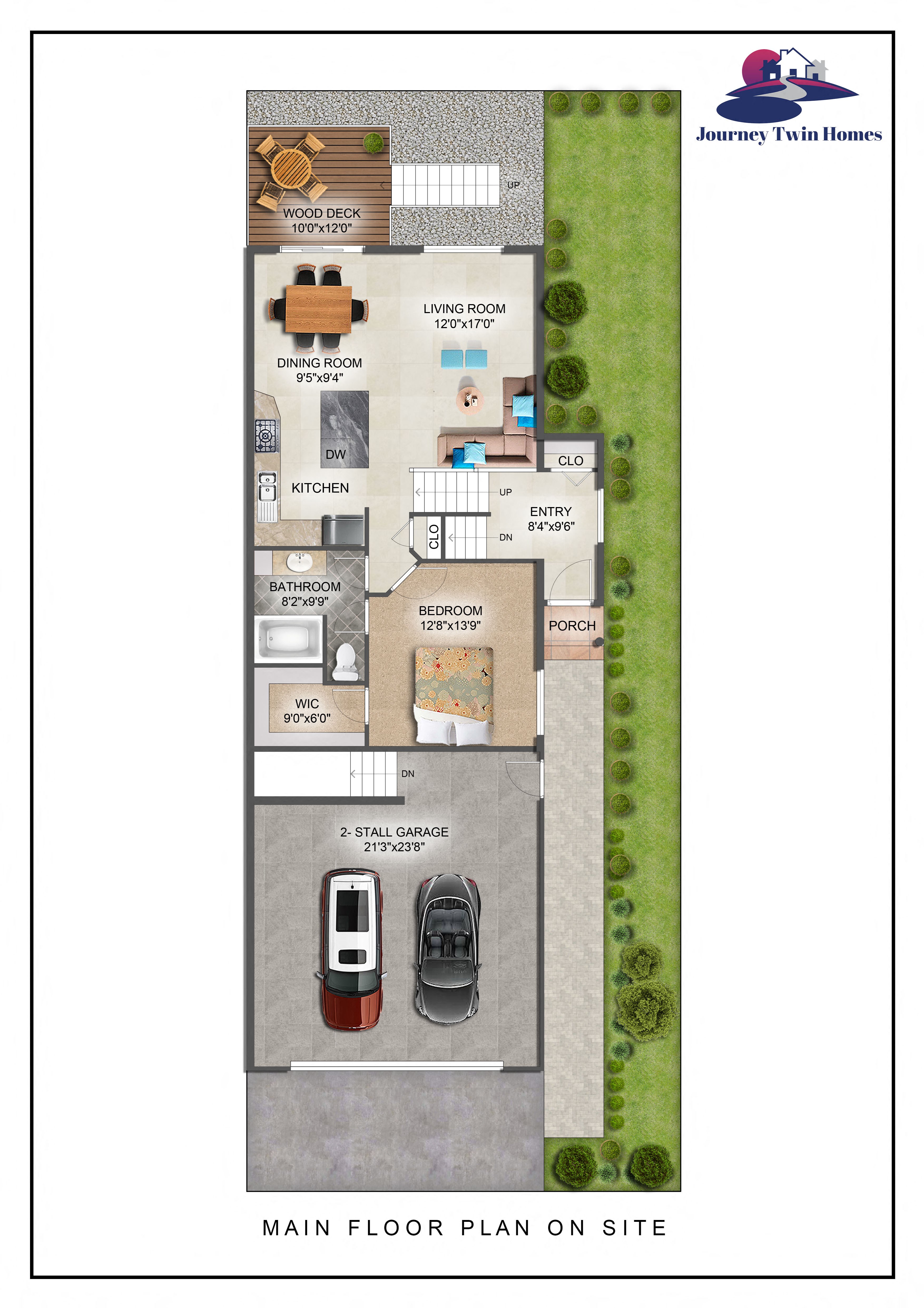 Main level floor plan